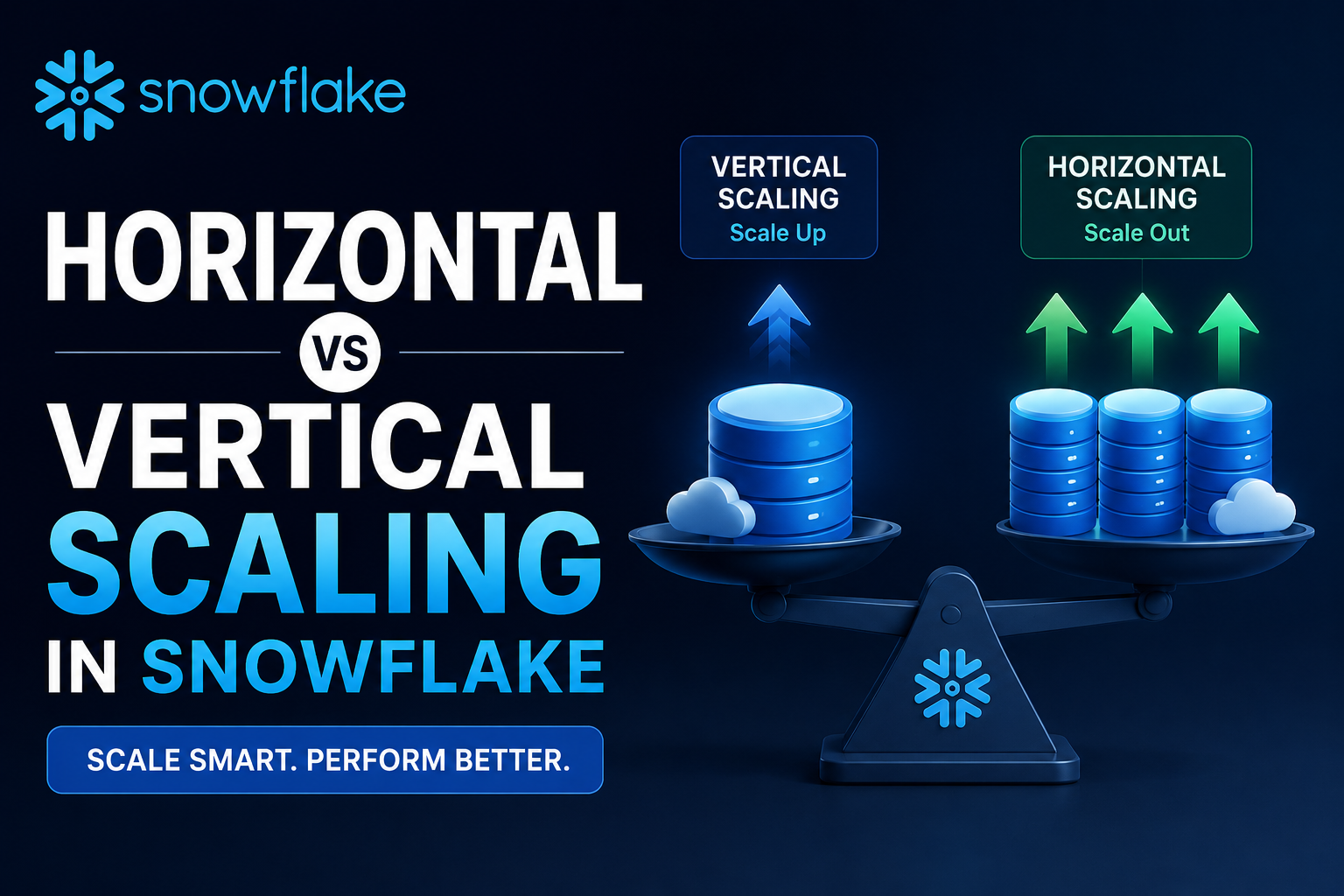 Horizontal vs Vertical Scaling in Snowflake Explained for Data ...